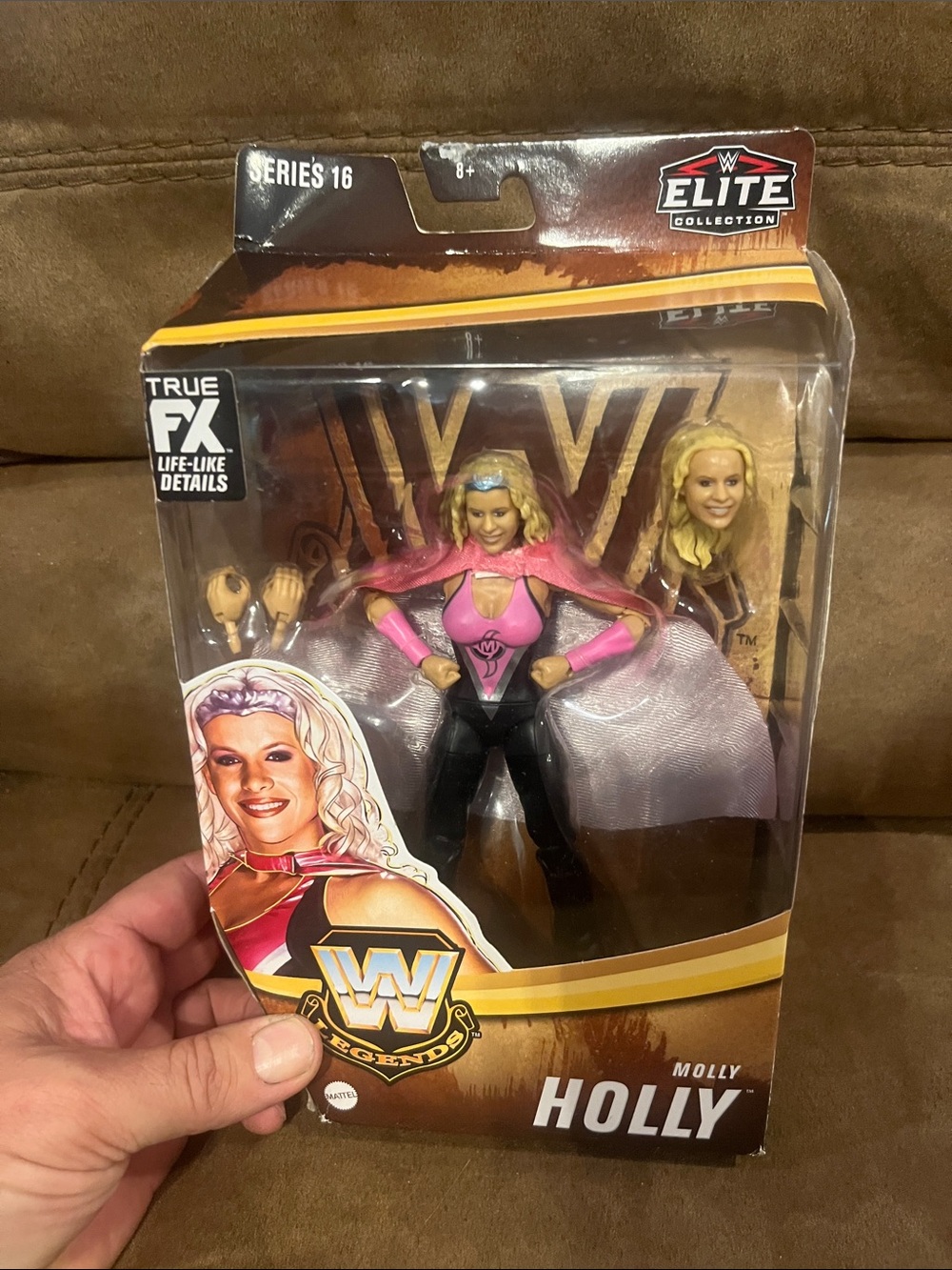 Mattel Molly Holly Figure in Pink and Black with Blonde Hair